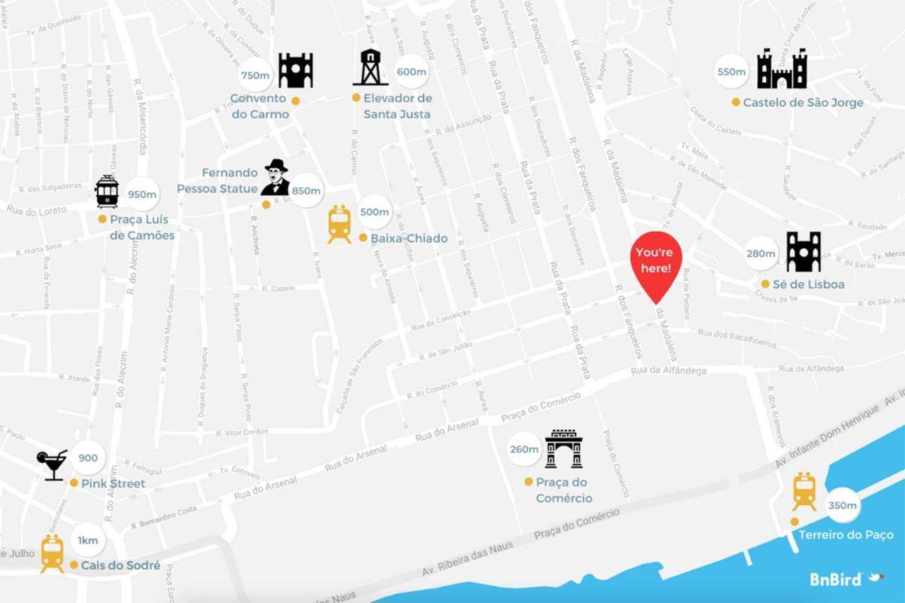 شقة Downtown 75 Prestige In Baixa Lisboa المظهر الخارجي الصورة